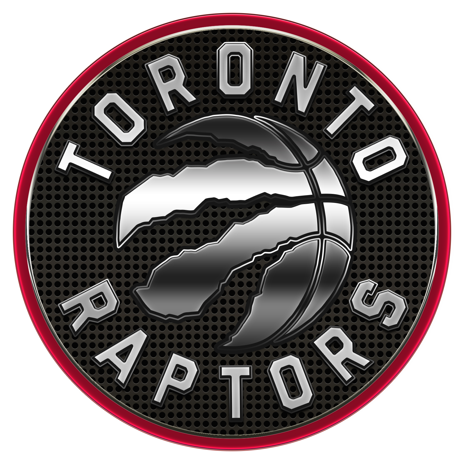 Toronto Raptors Crystal Logo iron on paper